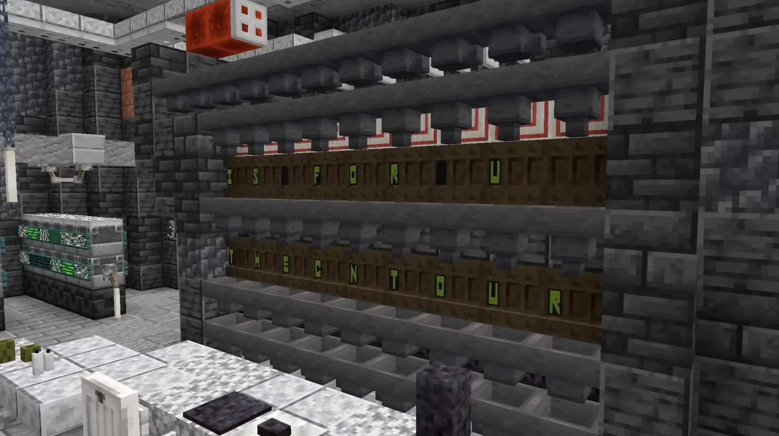 Табло Грибницы с ответом Хранителей · MineShield Wiki