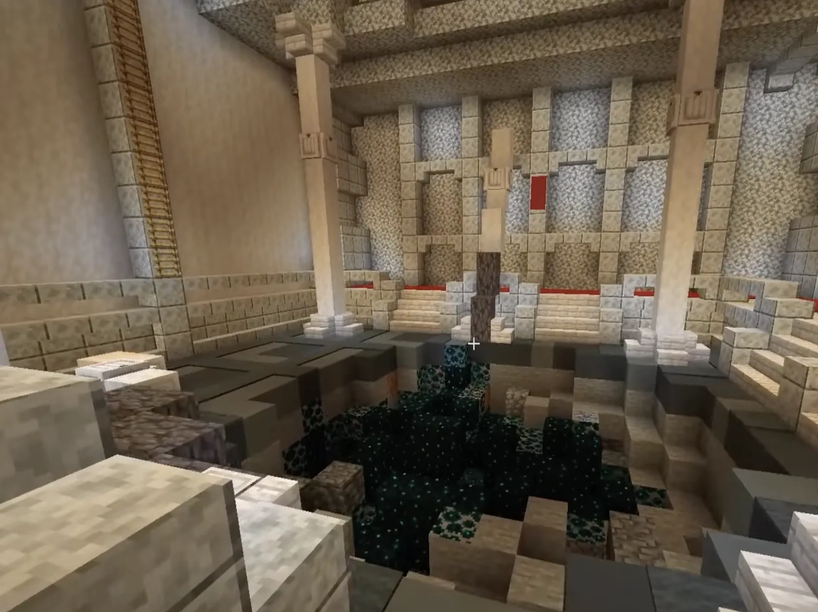 Храм Алфёдова на Острове Уединения изнутри · MineShield Wiki